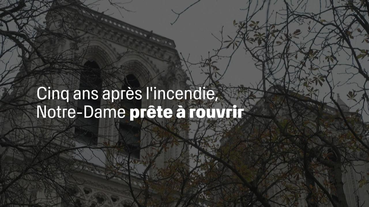 Cinq ans après l'incendie, Notre-Dame, emblème de Paris, prête à rouvrir