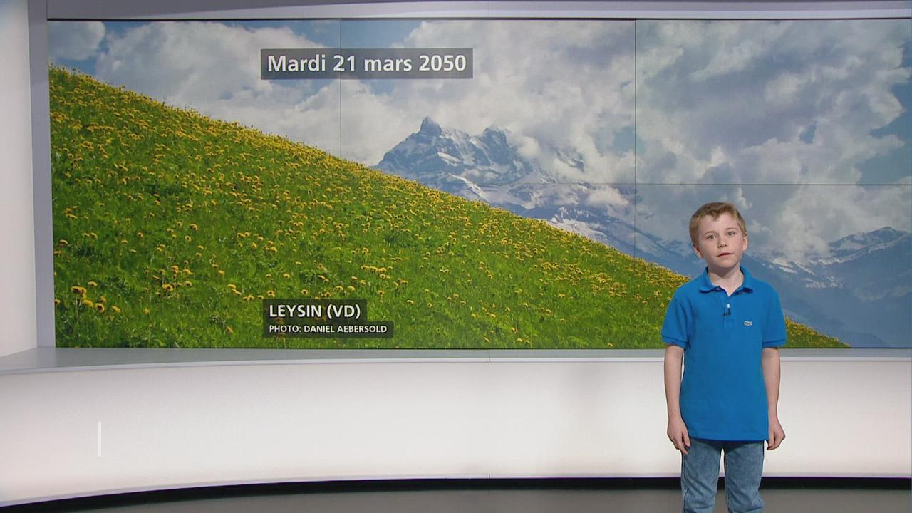 La météo du 21 mars 2050 présentée par un enfant