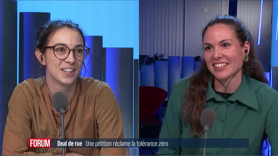 Une pétition vaudoise demande la tolérance zéro contre le deal de rue: débat entre Elodie Lopez et Marianne Dind (vidéo)