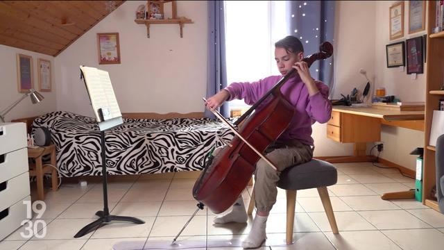 Un jeune vaudois de 14 ans, prodige du violoncelle, parcourt aujourd'hui le monde avec son instrument