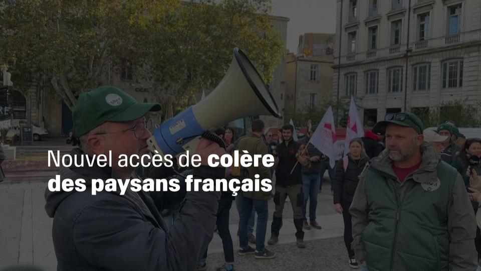 Manifestations des agriculteurs français contre accord UE-Mercosu