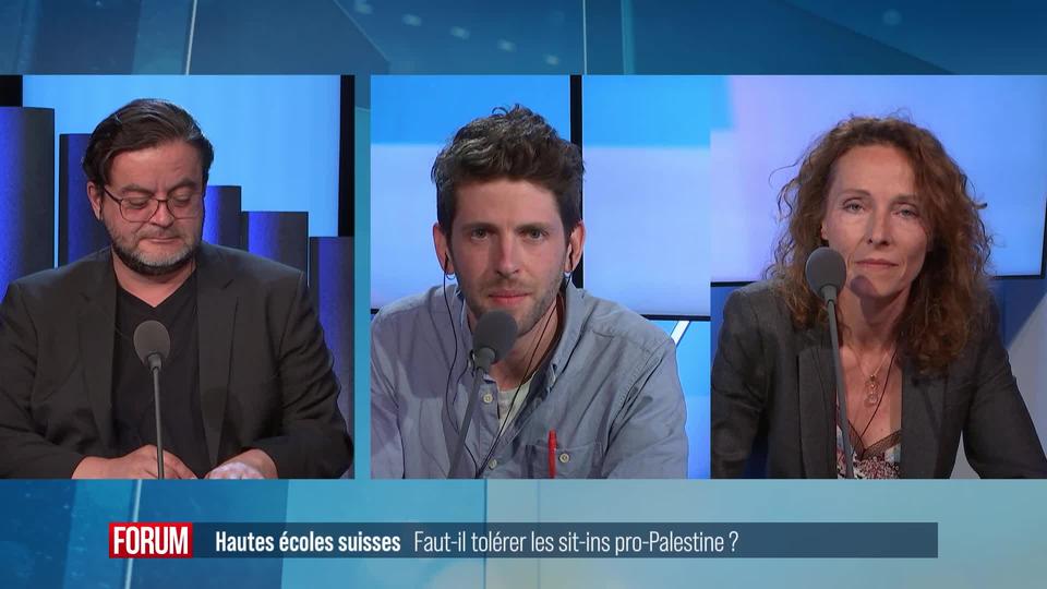 Forum des médias - Que penser des occupations en soutien à la Palestine dans les universités et hautes écoles?