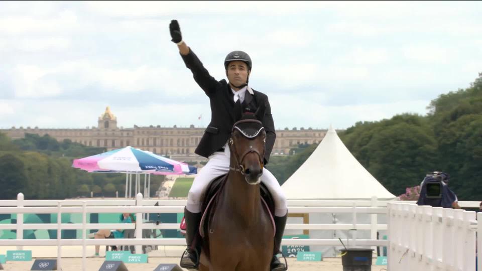 Hippisme, saut d'obstacles: parcours parfait d'Alexandre Dällenbach (SUI) qui prend la 2e place provisoire