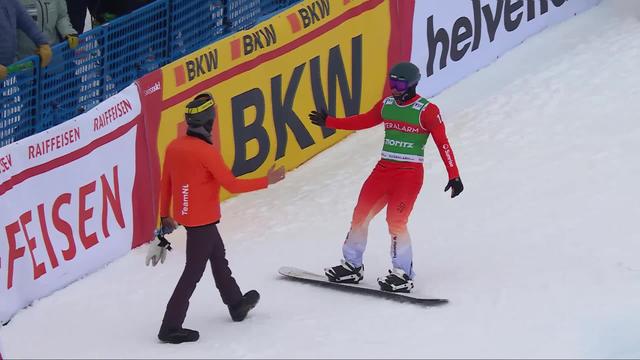St-Moritz, finale messieurs: Kalle Koblet (SUI) s'empare du 2e rang derrière le Canadien Eliot Grondin