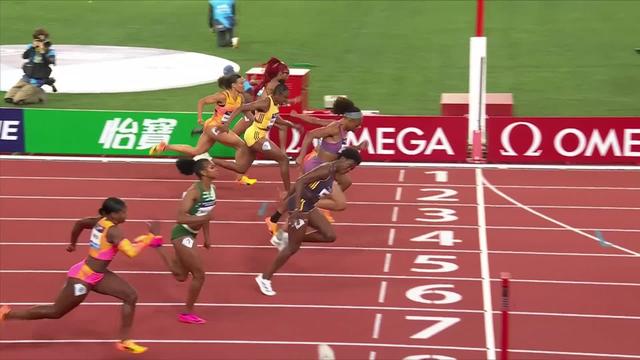 Shanghai (CHN), 100m haies: Ditaji Kambundji (SUI) termine 6e en 12.81