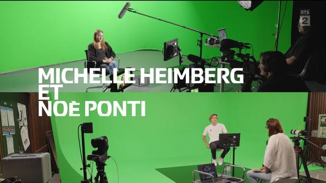 Notre rêve les Jeux Olympiques Paris, on y va: Noé Ponti et Michelle Heimberg