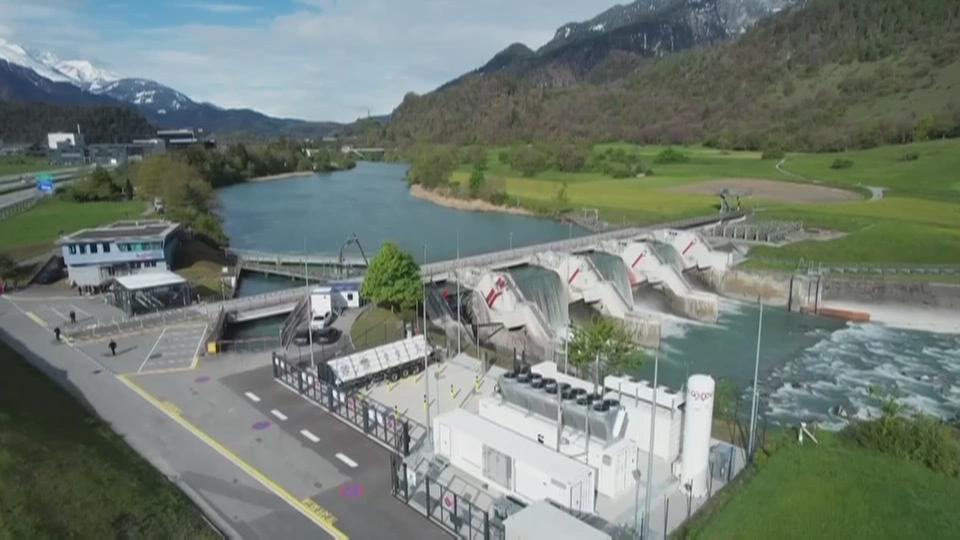 Inauguration de la plus grande centrale d'hydrogène vert de Suisse dans les Grisons