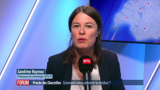 Procès des Charmilles (GE): comment mieux prévenir la récidive? Interview de Sandrine Haymoz (vidéo)