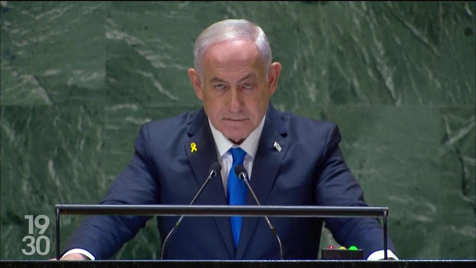 Boycotté par certains diplomates, le Premier ministre israélien Benjamin Netanyahu a exprimé son intention de poursuivre la guerre lors de son discours aux États-Unis