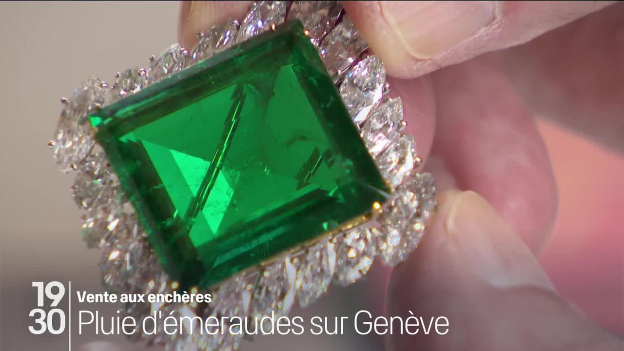 À Genève, une broche en émeraude a été vendue mardi chez Christie’s pour 7 millions de francs. Un objet, qui appartenait autrefois à l’épouse du Prince Sadruddin Aga Khan