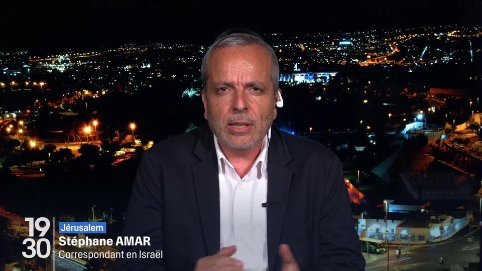 Les précisions de Stéphane Amar, correspondant de la RTS à Jérusalem, sur la réaction d'Israël aux propos tenus par la CPI