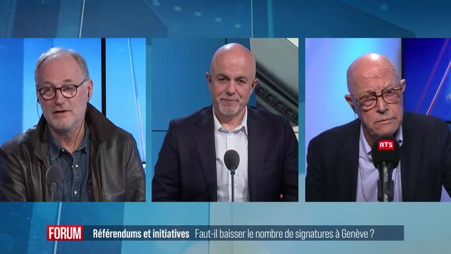 Abaisser le nombre de signatures pour les référendums et initiatives à Genève: débat entre Yves Nidegger et Jean Marc Guinchard