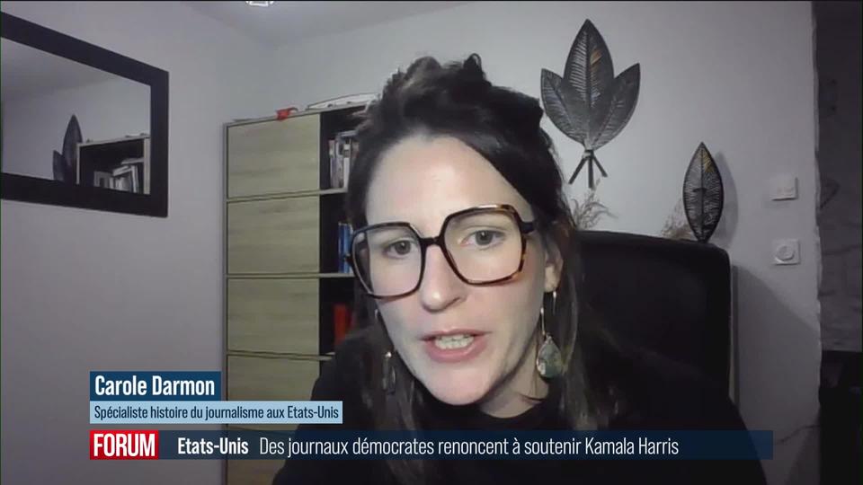 Le Washington Post, propriété de Jeff Bezos, refuse de soutenir Kamala Harris: interview de Carole Darmon (vidéo)