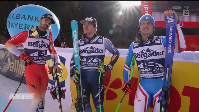 Ski alpin, Super-G messieurs de Garmisch (ALL): victoire surprise de Allègre (FRA) et premier podium de la saison pour Loïc Meillard