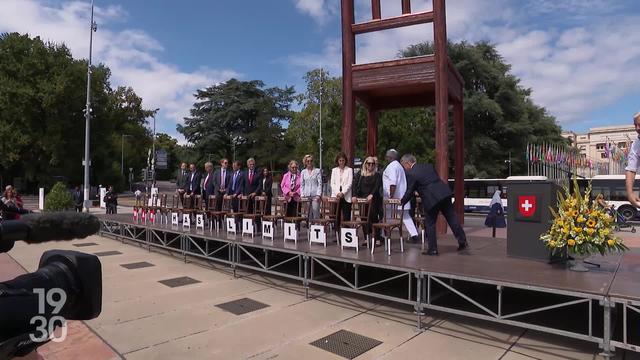 Les pays du Conseil de sécurité de l'ONU, sauf la Russie, sont à Genève pour les 75 ans des Conventions de Genève