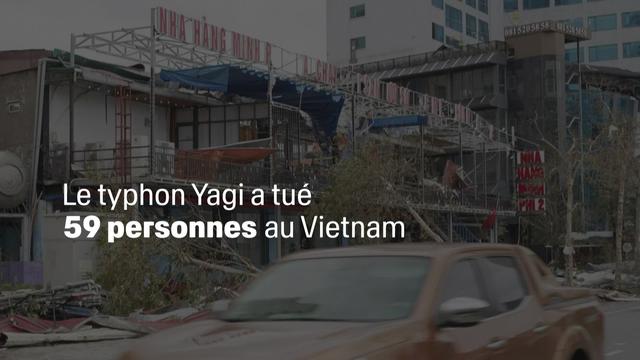 Le typhon Yagi a provoqué la mort de 59 personnes au Vietnam