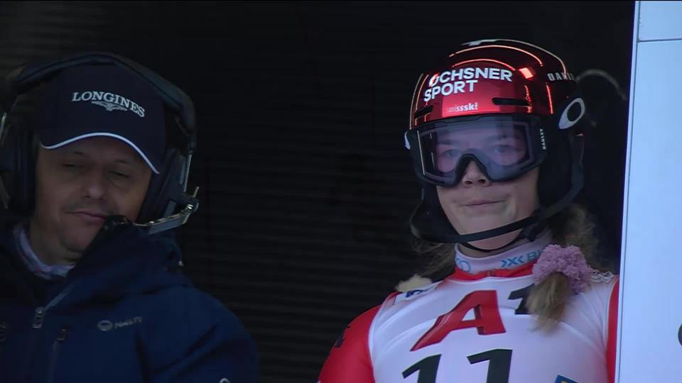 Semmering (AUT), slalom dames, 2e manche: Mélanie Meillard (SUI) décroche un nouveau top-10