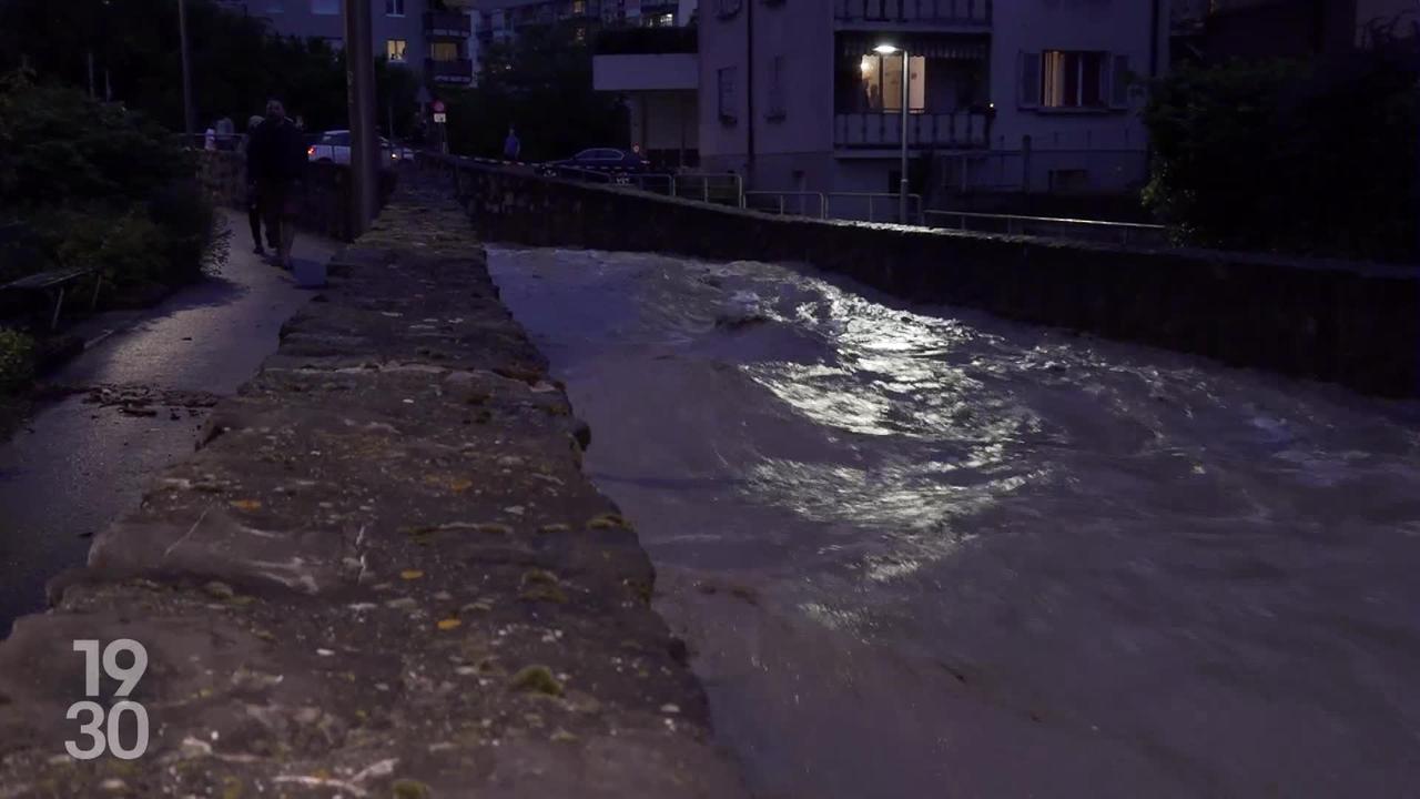 Un véritable déluge s'est abattu hier soir sur la ville de Morges. Beaucoup de dégâts mais pas de victimes