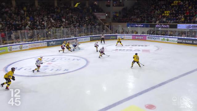 En hockey sur glace, après sept revers de rang, Ajoie décroche son premier succès de la saison en National League