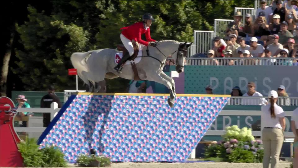 Saut d'obstacle individuel, qualifications: sans-faute pour Martin Fuchs (SUI), qui se qualifie pour la finale