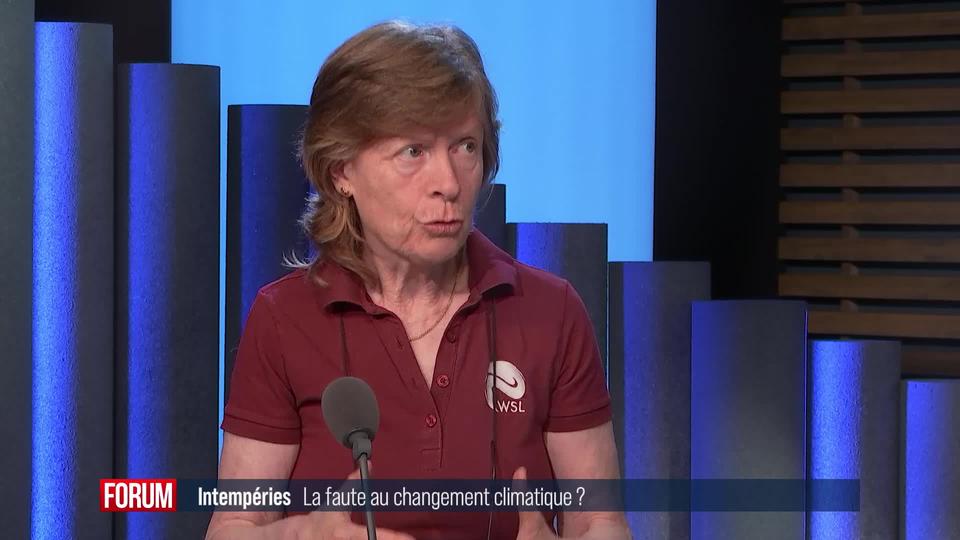 Les intempéries récentes sont la conséquence du dérèglement climatique: interview de Martine Rebetez