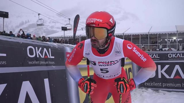 Val d'Isère (FRA), géant messieurs, 2e manche: dans des conditions compliquées, Loïc Meillard (SUI) prend la 9e place