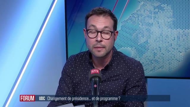 Le changement de présidence à l’UDC favorisera-t-il un nouveau programme? (vidéo)