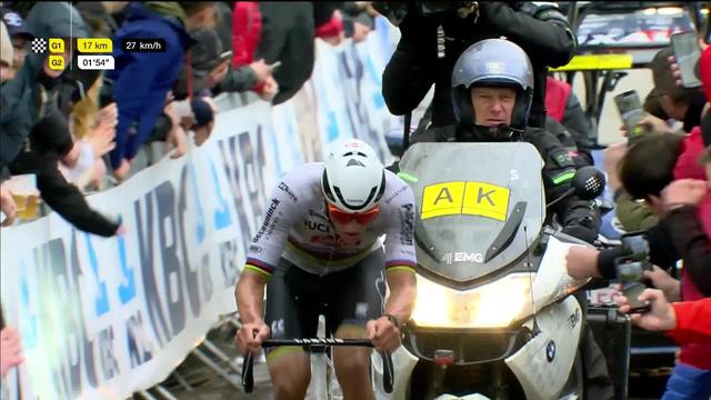 Cyclisme, Tour des Flandres: Mathieu van der Poel (NED) écrase la concurrence