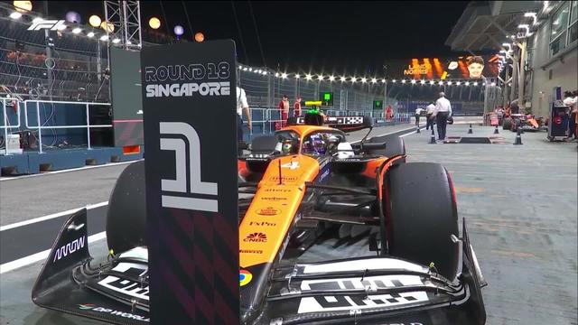 GP de Singapour (#18), Q3: Lando Norris (GBR) en pole devant Verstappen (NED) et Hamilton (GBR)