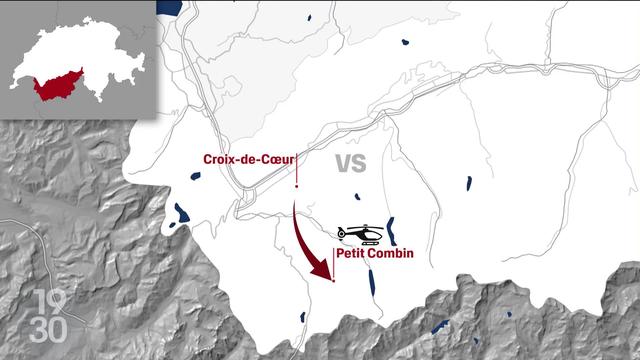 Trois morts et trois blessés lors du crash d’un hélicoptère d’Air Glaciers au Petit Combin (VS)