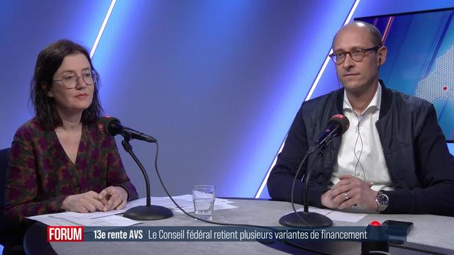 Quelles conséquences du plan de financement de la 13e rente AVS? Débat entre Martine Docourt et Martin Candinas