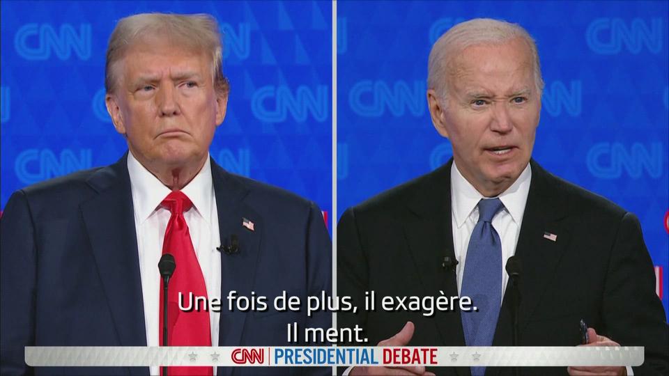 Joe Biden accuse Donald Trump de "mentir" quand il dit que l'immigration clandestine fait flamber la criminalité