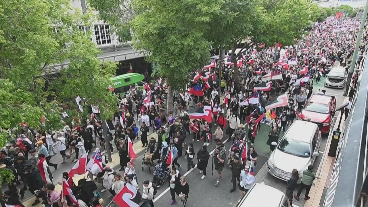 En Nouvelle-Zélande, des milliers de Maoris marchent pour défendre leurs droits