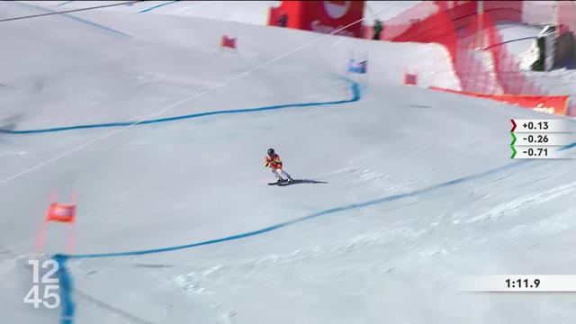 Lara Gut-Behrami a signé un troisième podium consécutif en Coupe du monde en prenant la deuxième place du super-G de St-Moritz