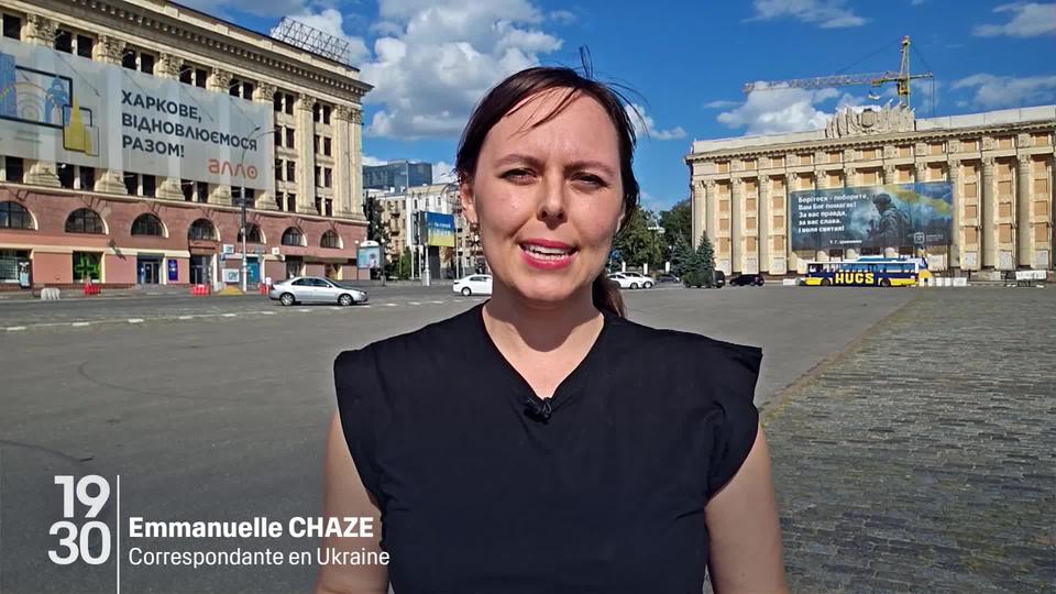 Emmanuelle Chaze, correspondante de la RTS en Ukraine, analyse les objectifs de l’offensive ukrainienne dans la région de Koursk en Russie