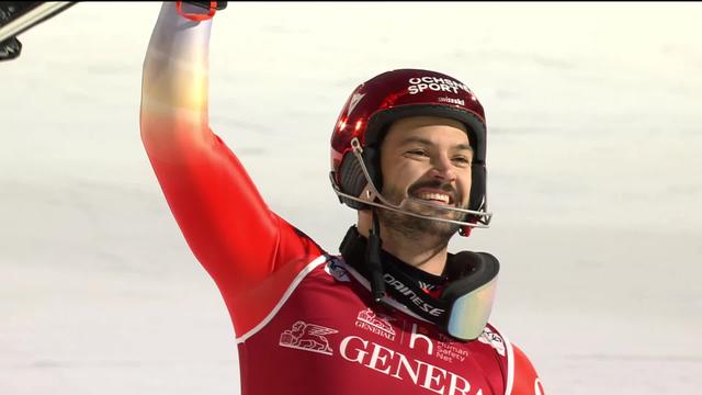 Ski alpin, coupe du monde, messieurs: Loic Meillard (SUI) sur le podium pour son retour de blessure et Tanguy Nef (SUI) réalise le meilleur score de sa carrière