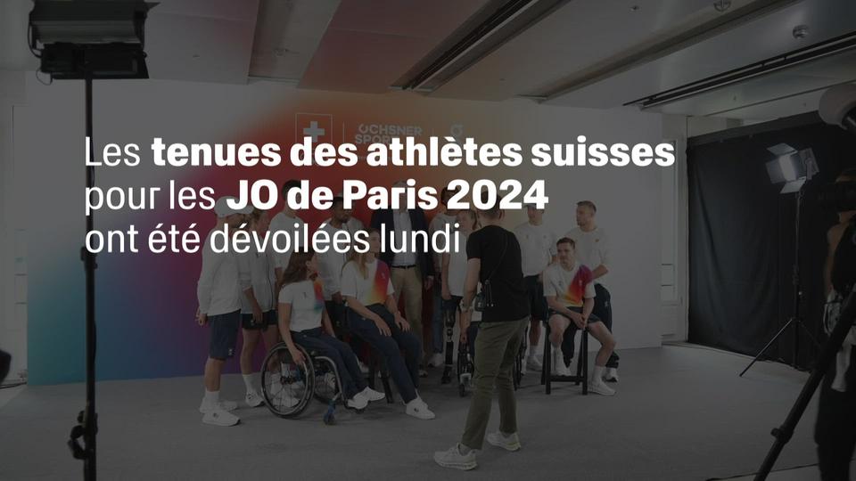 Les tenues des athlètes suisses pour les JO de Paris 2024 dévoilées