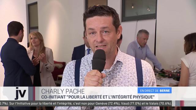 Charly Pache, co-initiant de l'initiative ''Pour la liberté et l'intégrité physique''