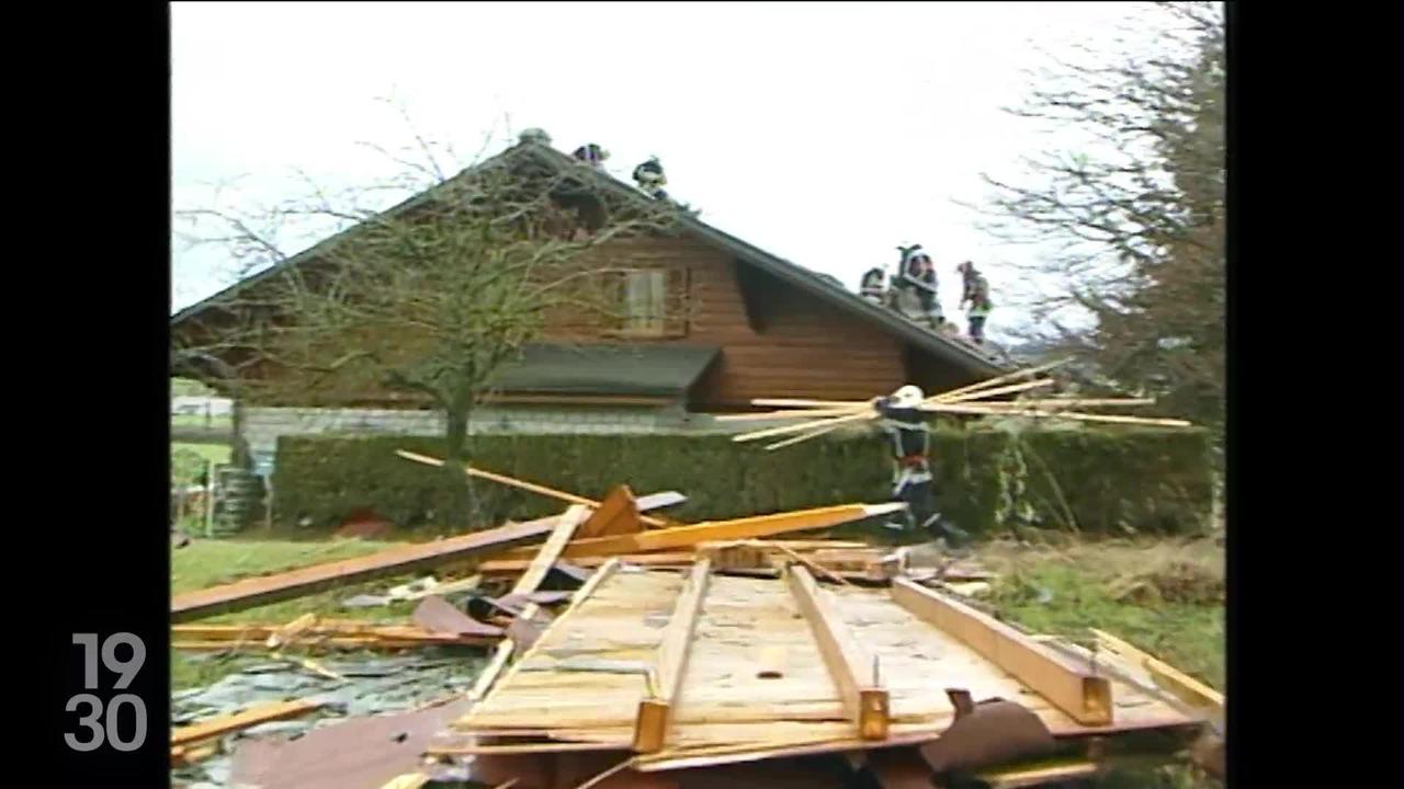 Il y a 25 ans, la tempête Lothar balayait la Suisse, faisant 14 morts et jetant au sol des millions d'arbres. Retour en image