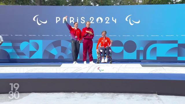 La cycliste genevoise Celine van Till a décroché une deuxième médaille d'argent en quatre jours aux Jeux paralympiques de Paris