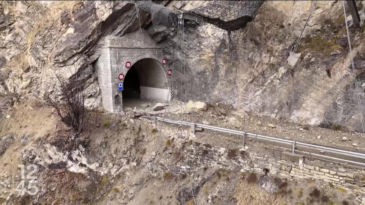 Une semaine après l'éboulement, la route du Val d'Anniviers entre Sierre et Vissoie sera de nouveau accessible ce mercredi après-midi