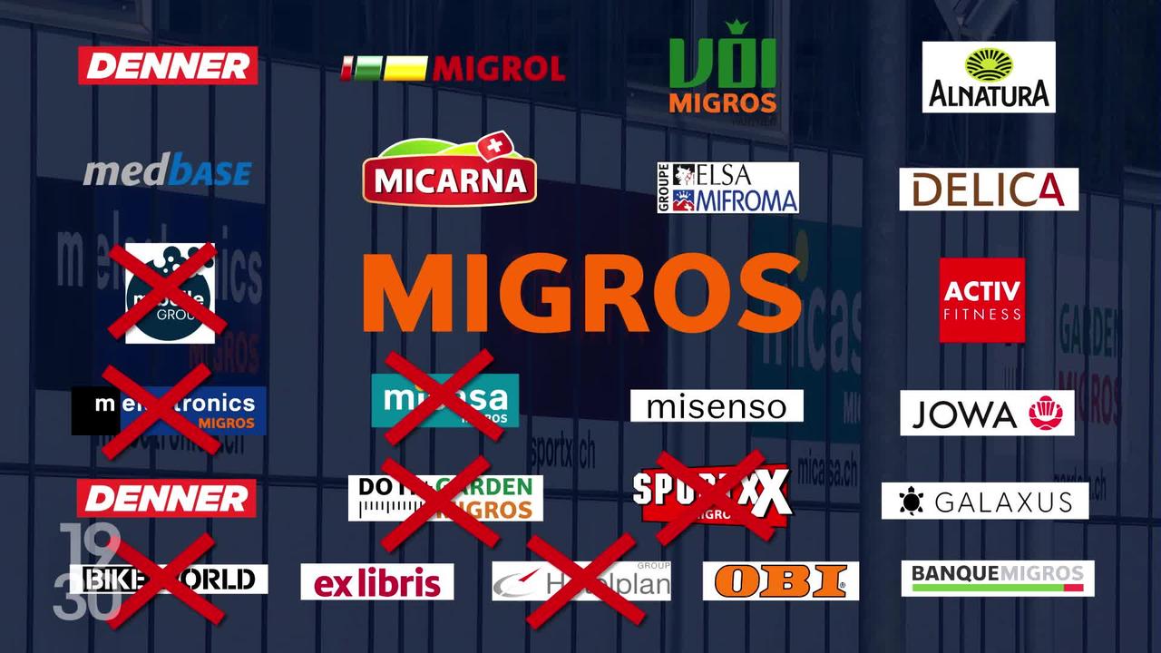 Le groupe Migros se déleste de plusieurs de ses filiales pour se renforcer sur l’alimentaire et les supermarchés