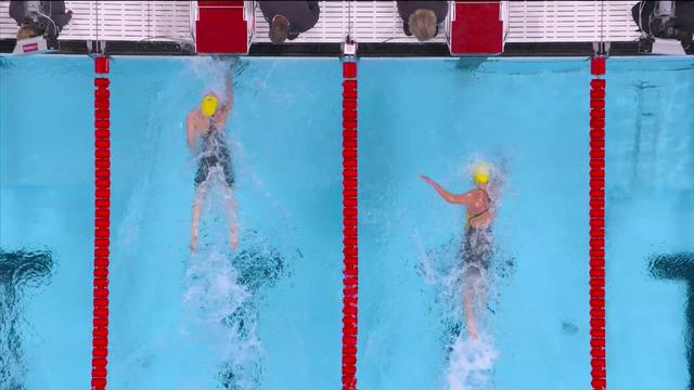 200m nage libre, finale dames: l'Australienne Mollie O'Callaghan s'empare de l'or devant sa compatriote Ariarne Titmus, Siobhan Bernadette Haughey (HKG) termine 3e