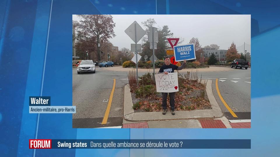 Dans quelle ambiance se déroule le vote dans les Swing States?