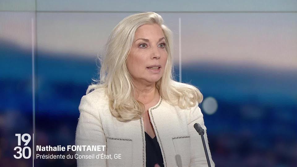 Nathalie Fontanet, présidente du gouvernement genevois, réagit à l'annonce de la restructuration de Tamedia