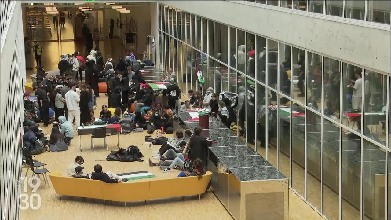 La mobilisation pro-palestinienne touche désormais la Suisse. À Lausanne, des étudiants occupent un bâtiment de l’UNIL