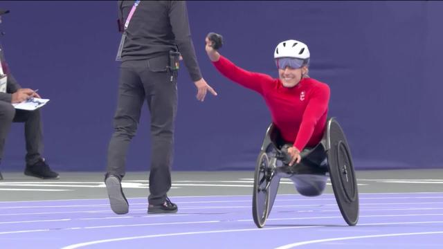 Paralympiques, athlétisme, finale 400m T53 dames: Catherine Debrunner (SUI) à nouveau en or !