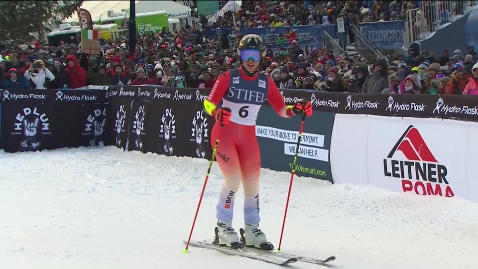 Killington (USA), slalom géant dames, 2e manche: quelques petites erreurs qui éloignent Lara Gut-Behrami du podium