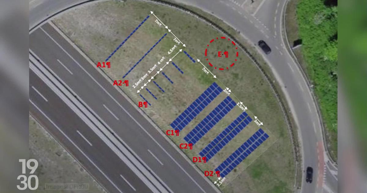 La Confédération va tester dans le Jura le potentiel photovoltaïque des talus d’autoroute