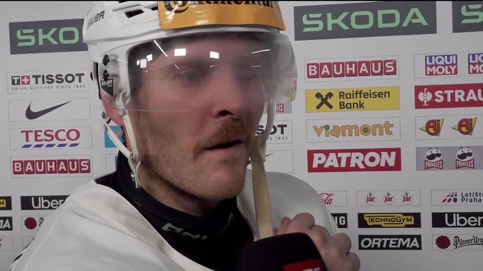 Groupe A, Danemark - Suisse (0-8): Christoph Bertschy à l'interview